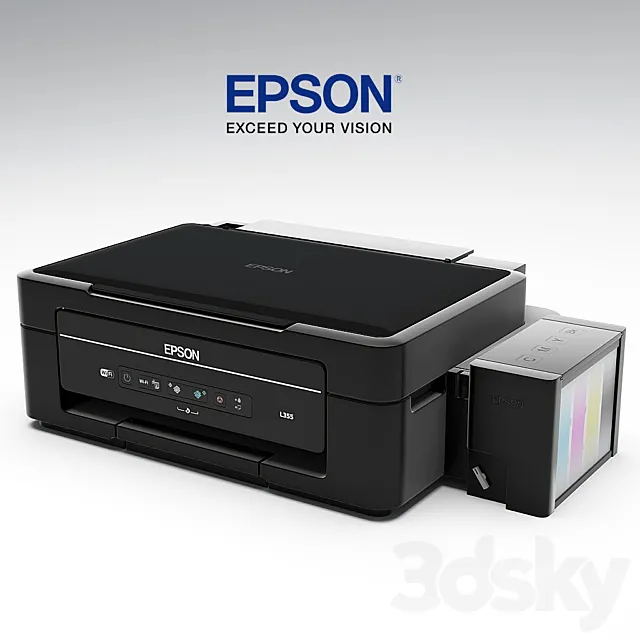 Printer EPSON L355 3DSMax File