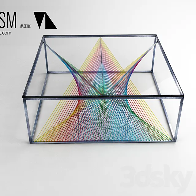 Prism Table by MN Design 3DS Max Model