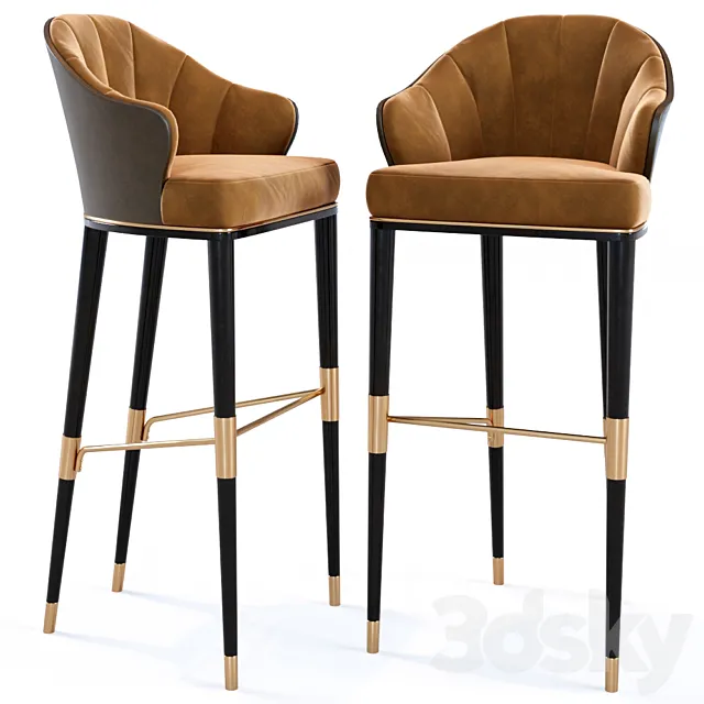 Private Label ELLIS BAR STOOL 3DS Max Model