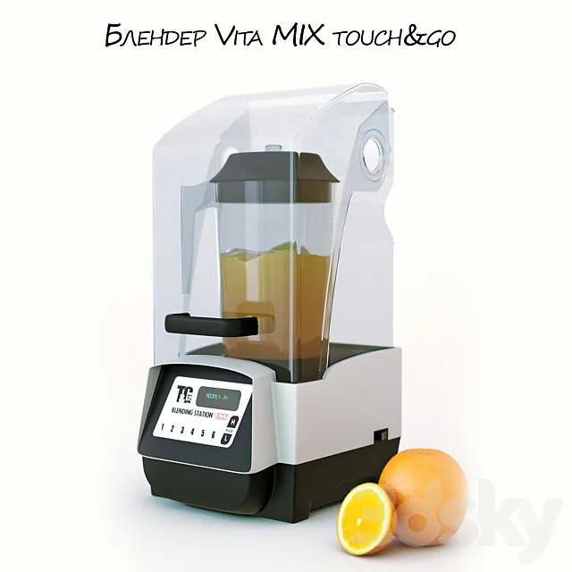 Professional Blender Vita MIX touch & go 3DS Max Model