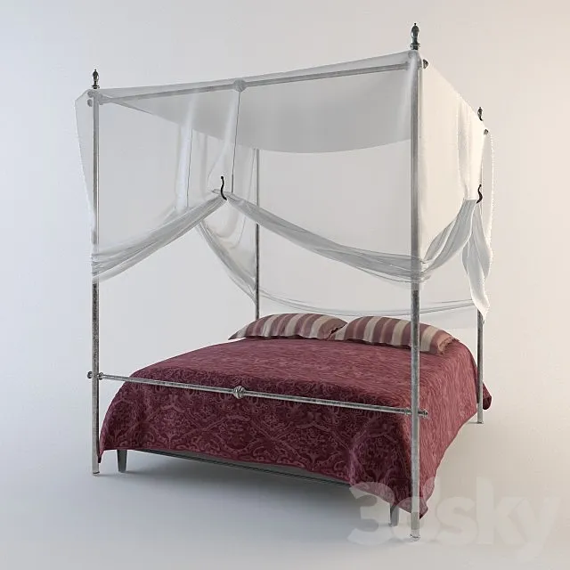 PROFI Bed with canopy 3DSMax File