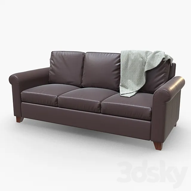 Profi Cameron-eco-roll-arm-upholstered-Sofa 3DSMax File