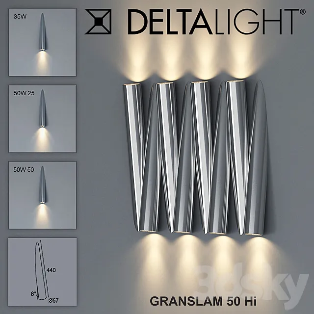 PROFI DeltaLight _ GRANSLAM 50 Hi 3DS Max Model