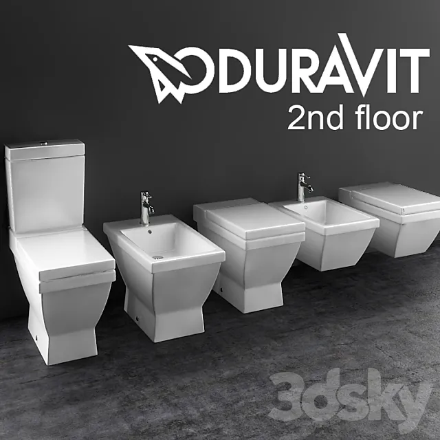 “PROFI” Duravit 2nd floor 3DS Max Model