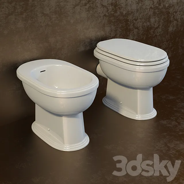 “PROFI” The toilet and bidet THEOS 3DSMax File