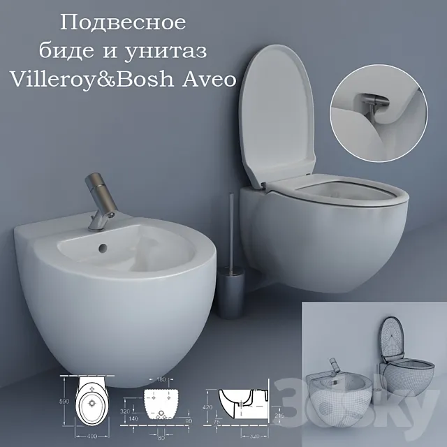 PROFI Villeroy & Bosh Aveo 3DS Max Model