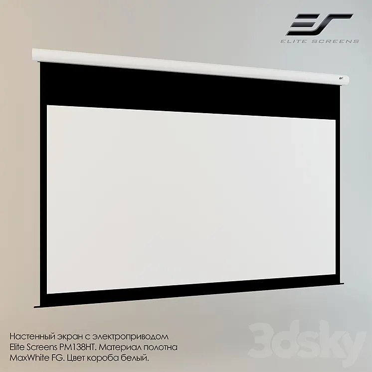 Projection Screen Elite Screens PM138HT 3DS Max