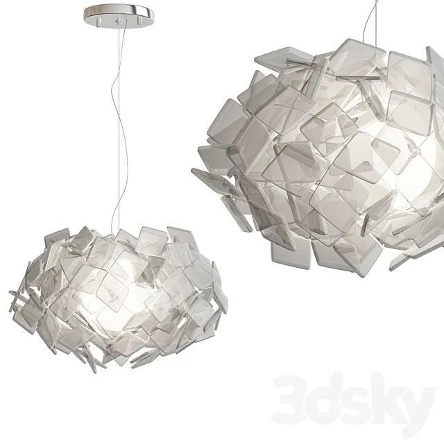 Pronta consegna – Clizia Slamp Lampada a Sospensione 3DS Max Model