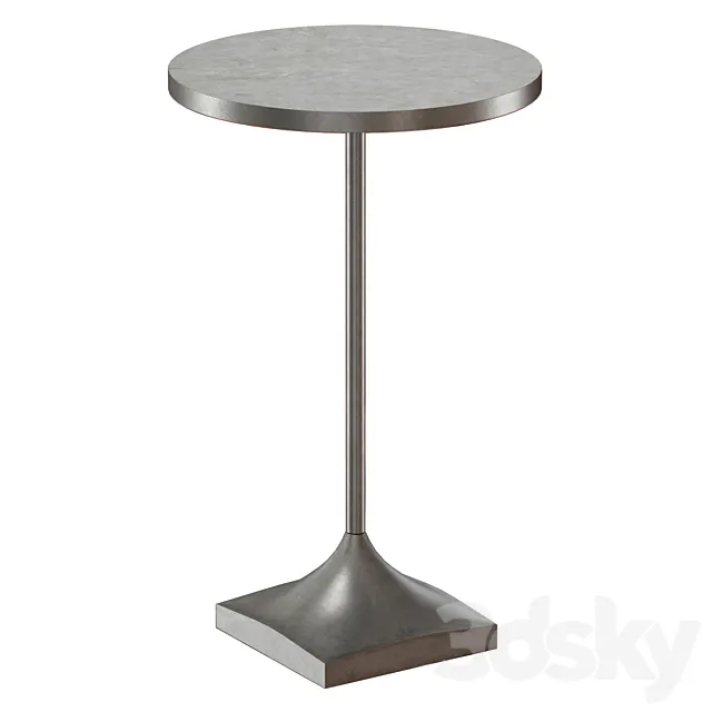 Prost Small Metal Drink Table (Crate and Barrel) 3DS Max Model