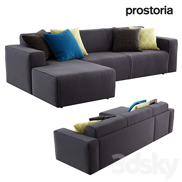 Prostoria Ltd _ Nimble (Corner sofa) 3DSMax File