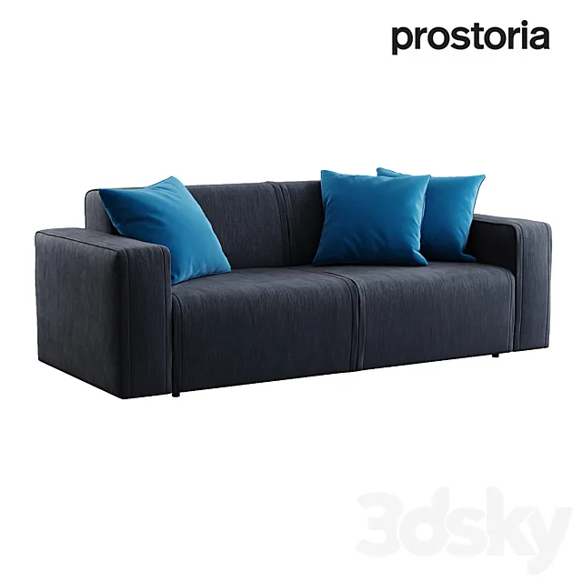 Prostoria Ltd _ Nimble Upholstered Sofa Bed 3DSMax File