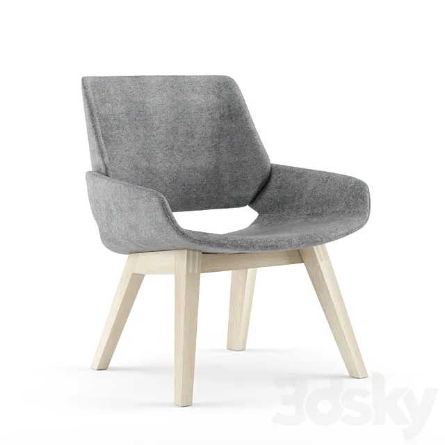 PROSTORIA Monk Easy Chair By Grupa 3ds Max