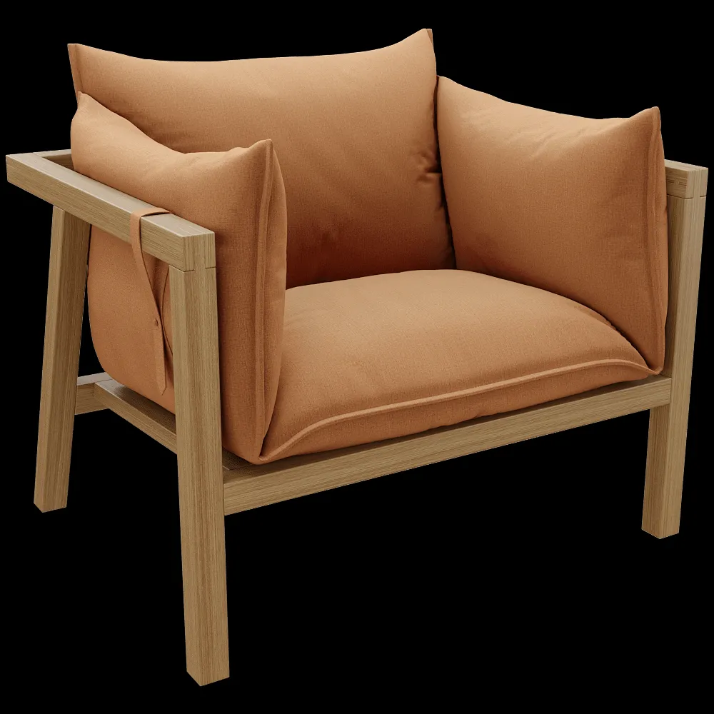 Prostoria – Outdoor armchair Umomoku 3ds Max