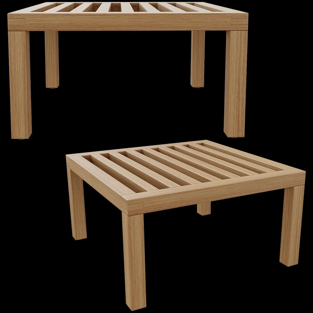 Prostoria – Outdoor table Umomoku low 3ds Max