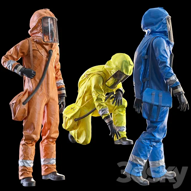 Protective suit 3ds Max