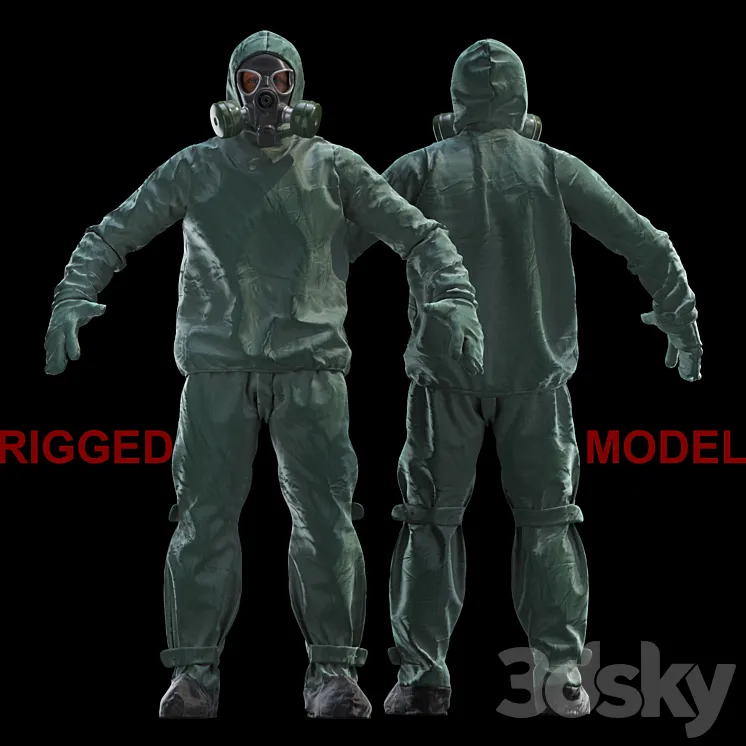 Protective suit 3DS Max