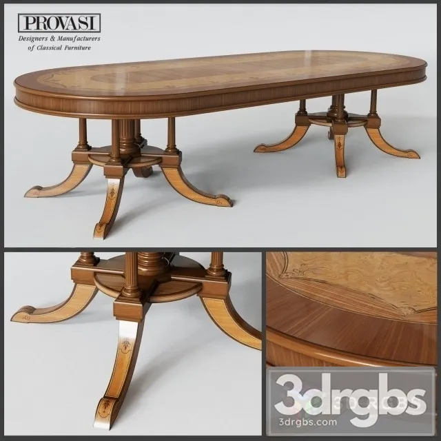 Provasi 1213 Oval Table 3dsmax Download