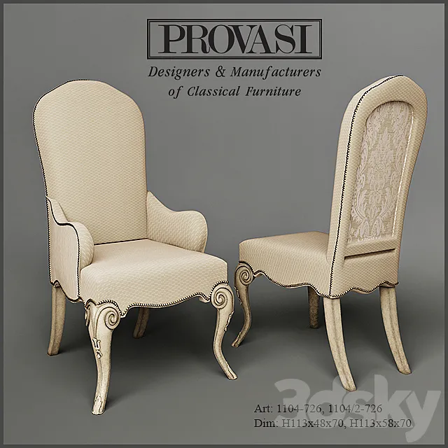 Provasi chair 1104_726 3DSMax File