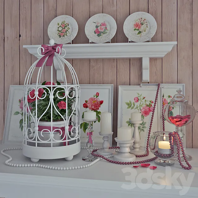 Provence Decor “Camellia” 3ds Max