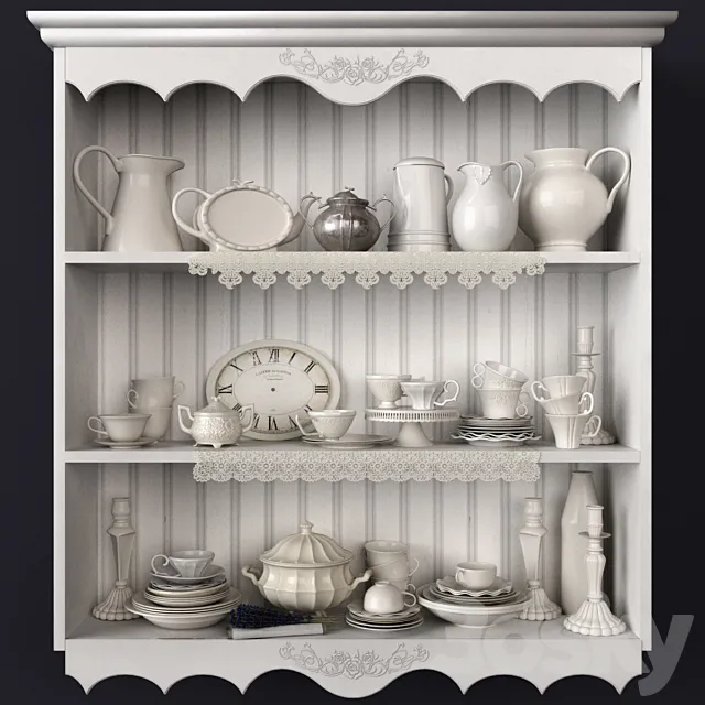 Provence decor set 3ds Max