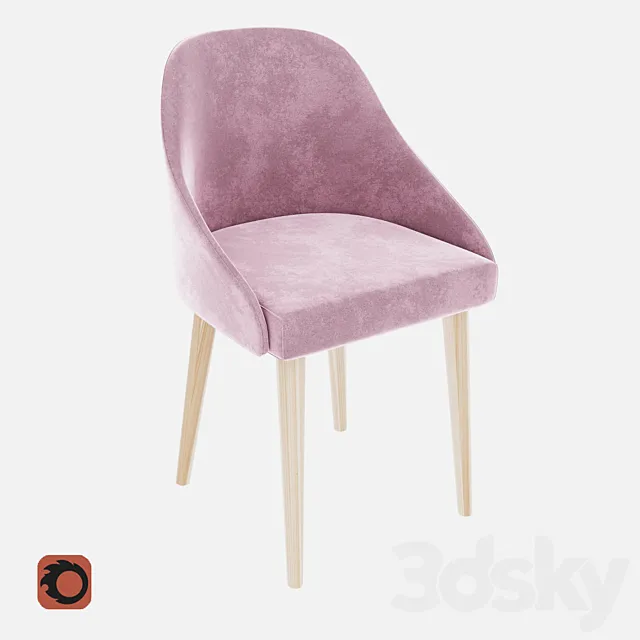 Pudra chair 3DS Max Model