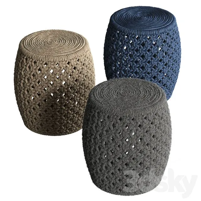 Puffs Angela Stool from Madegoods 3dsMax Model