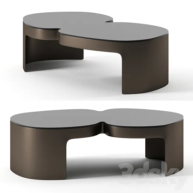 Pukka coffee table by Ligne Roset 3DS Max Model