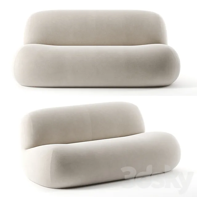Pukka sofa by Ligne Roset 3DS Max Model