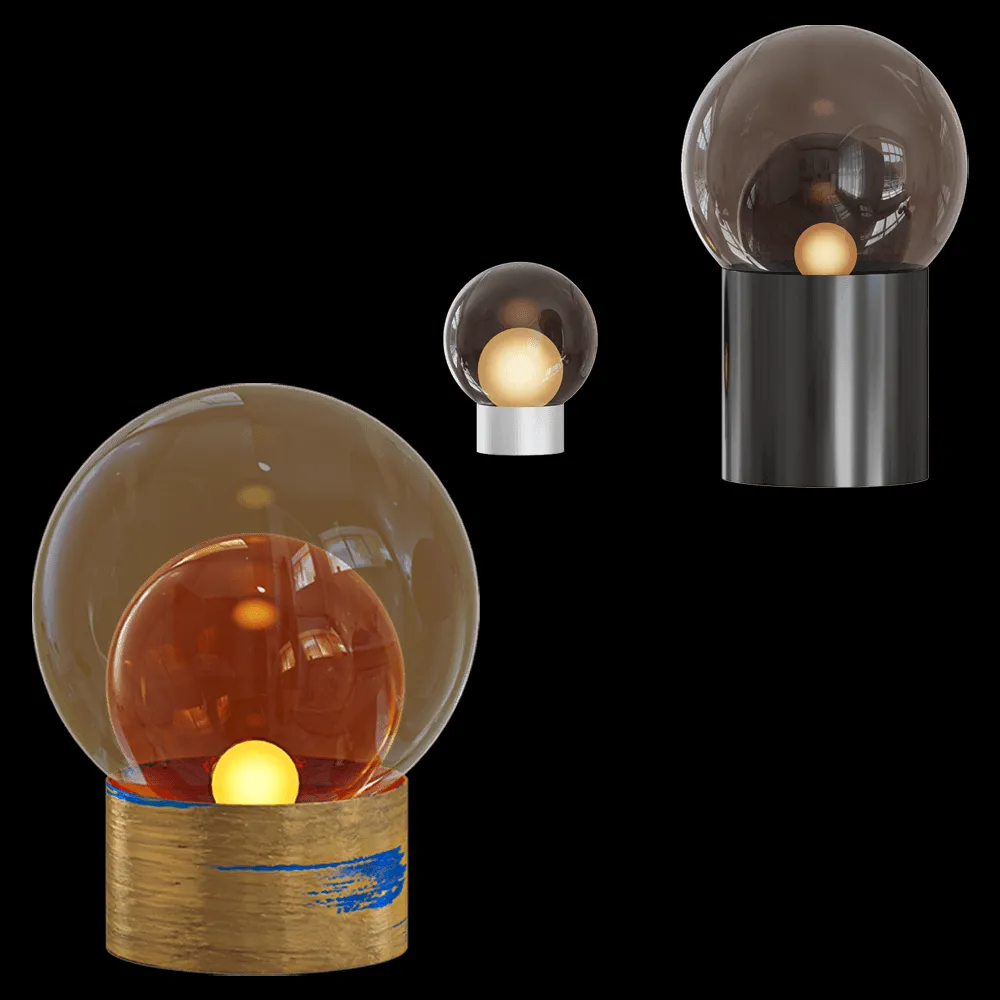 Pulpo – Table Lamp Boule 3ds Max