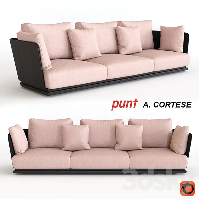 PUNT A. CORTESE | Sofa 3DS Max Model