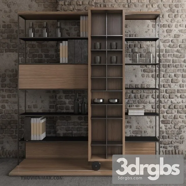 Punt Literatura Shelf 4 3dsmax Download