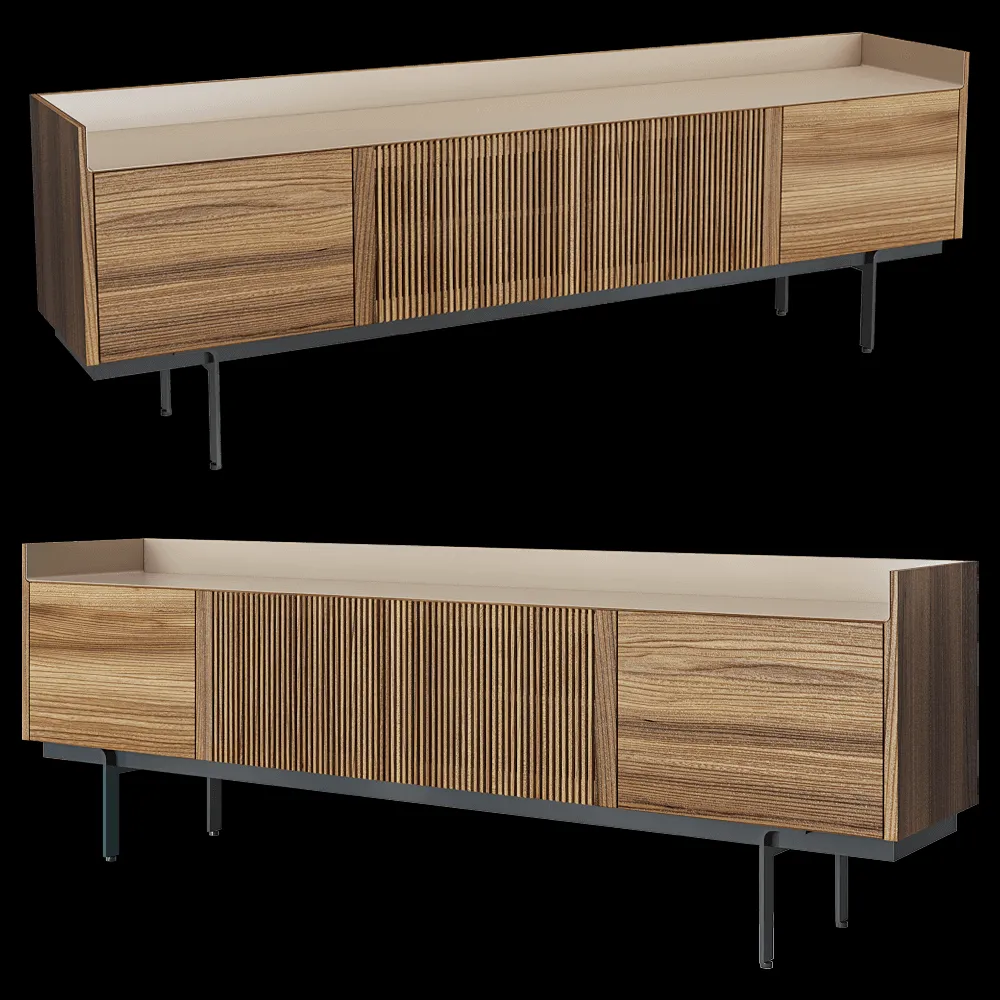 Punt Mobles  – Sideboard Stockholm Technic 3ds Max