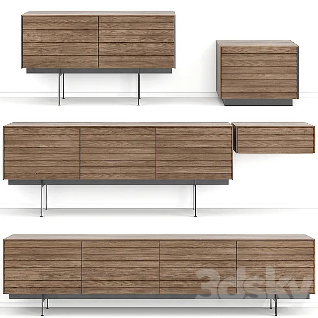 Punt mobles – Sussex (sideboards stands) 3DS Max Model