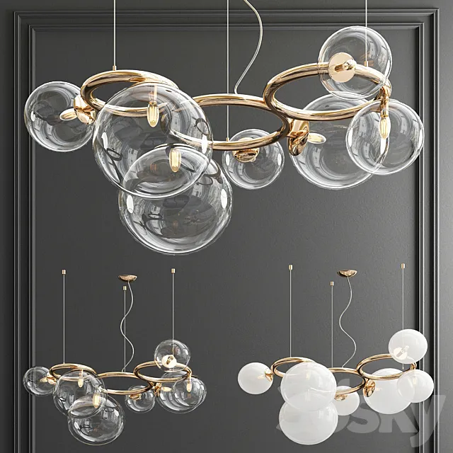 Puppet Ring Chandelier by Vistosi 3DSMax File