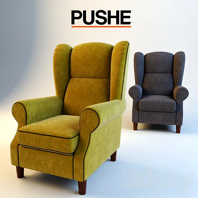 PUSHE Armchair “Linkvud” 3DS Max Model