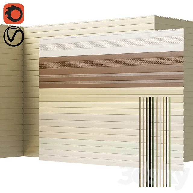 PVC siding 3DS Max Model