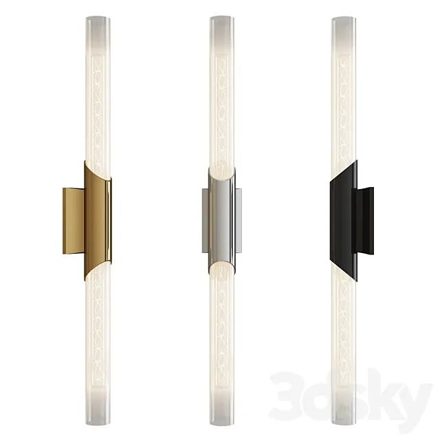 Pylon led double wall sconce 3DS Max Model