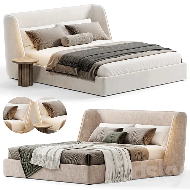 PYORA Bed By Nobonobo 3DS Max Model