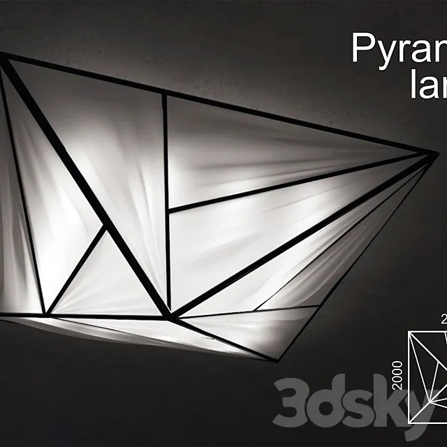 Pyramid lamp 3DSMax File
