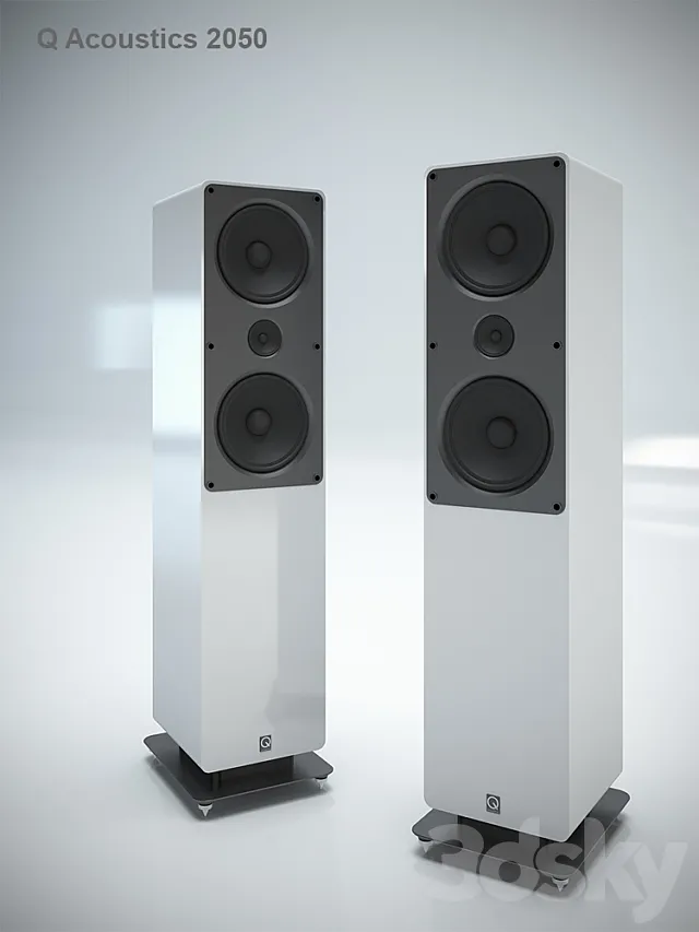 Q Acoustics 2050 3ds Max