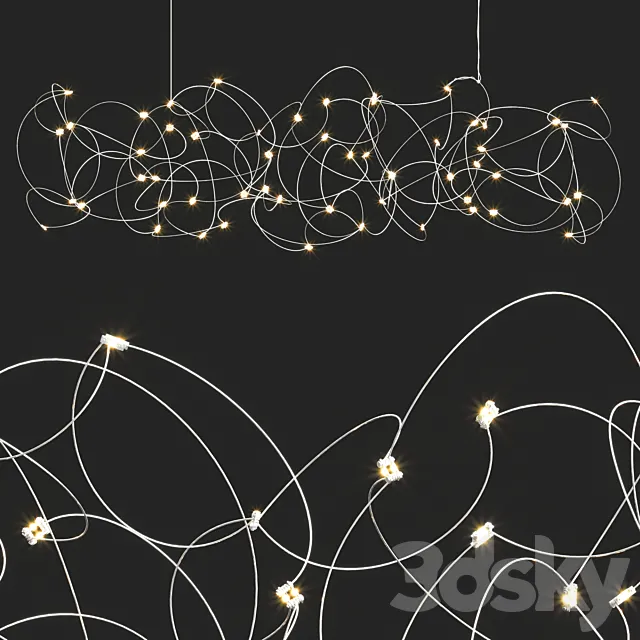 Quasar Sirio Chandelier 3ds Max