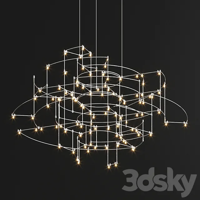 QuasazR specter chandelier 3DS Max Model