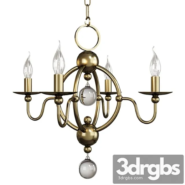 Quatrefoil chandelier