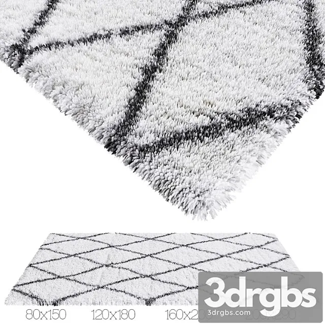 Quattro rug bone-gray 3dsmax Download