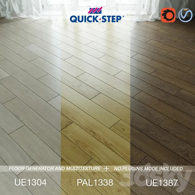 Quick-step Flooring Vol.22 3DS Max Model