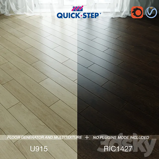 Quick-step Flooring Vol.30 3DSMax File
