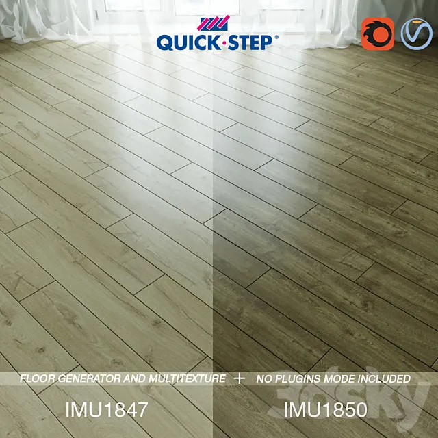 Quick-step Flooring Vol.43 3DSMax File