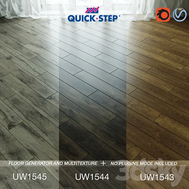 Quick-step Flooring Vol.55 3ds Max