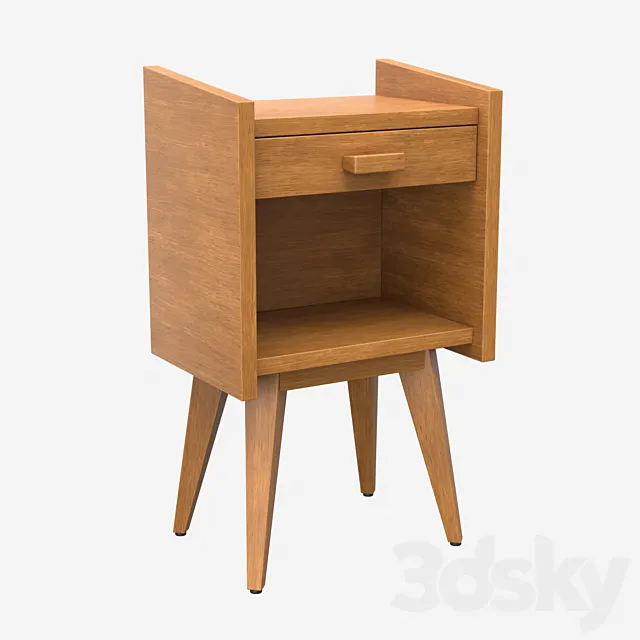Quilda bedside table 3ds Max