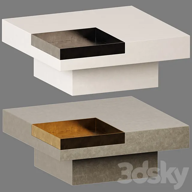 Quill Coffee Table By High Fashion Home 3DSMax File